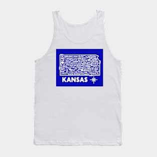 Kansas Map Tank Top